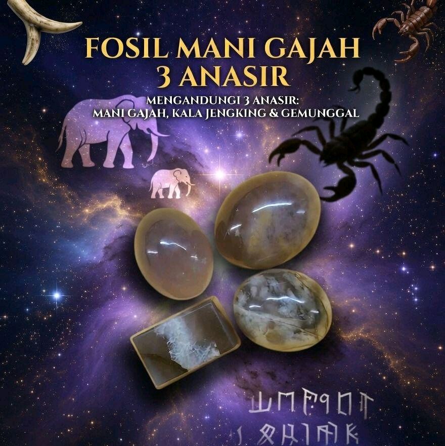 PERMATA FOSIL MANI GAJAH 3 ANASIR