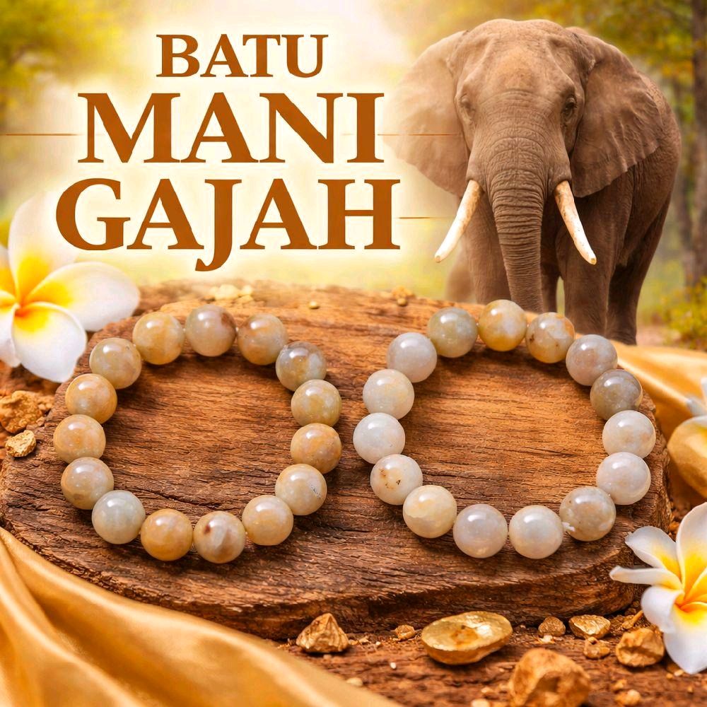 GELANG FOSIL MANI GAJAH 2 ALAM